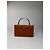 Vintage Givenchy 4G Ledertasche braun Orange - Ansicht 5