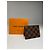 Louis Vuitton Vintage Gucci Damier Monogramm Leder Kartenhalter Braun - Ansicht 2