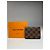Louis Vuitton Vintage Gucci Damier Monogramm Leder Kartenhalter Braun - Ansicht 7