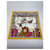 Céline Sciarpa Barocca Vintage Celine Giallo - vista 5