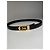 Céline Vintage Celine Paris Ledergürtel schwarz - Ansicht 2