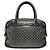 Céline Vintage Celine Paris Triomphe Monogramm Ledertasche Grau