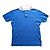 Polo Gucci in cotone blu con ricamo GG