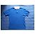 Polo Gucci in cotone blu con ricamo GG - vista 2