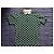 Polo Gucci de algodão verde com bordado GG - vista 2