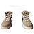 Sneaker Hi-Top Gucci beige in scamosciato
