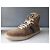 Sneaker Hi-Top Gucci beige in scamosciato - vista 4