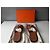Sandali Hermès Izmir in pelle marrone - vista 3