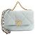 Borsa a Spalla Chanel 19 AS1160 Blu chiaro