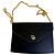 Clutch Christian Dior in tessuto nero