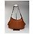 Vintage Givenchy Leather Bag Orange Brown - view 10
