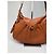 Vintage Givenchy Leather Bag Orange Brown - view 2