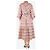 Autre Marque Vestido midi rosa con rayas lurex - tamaño - vista 2