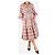 Autre Marque Vestido midi rosa con rayas lurex - tamaño - vista 3