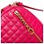 Céline Celine Pink Quilted Pelle di Vitello C Charm Crossbody Rosa - vista 9