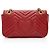 Borsa a tracolla media GG Marmont in pelle Matelassé Gucci Rosso - vista 3