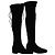 Botas Over-The-Knee Lowland de Stuart Weitzman en Ante Negro - vista 7