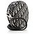 Borsa a spalla Dior Oblique Baby Ball Blu - vista 2