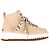 Stivaletti con piattaforma in nubuck Chloé Lilli in pelle di pecora beige