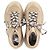 Stivaletti con piattaforma in nubuck Chloé Lilli in pelle di pecora beige - vista 3