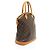 Borsa Lockit in tela Monogram Louis Vuitton Marrone