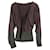 Autre Marque Christopher Esber Triquetra Tie-Detailed Cut-Out Top in Brown Silk Red  ref.2340679