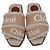 Chloé Chloe Woody Shearling Flat Slides in Beige Canvas - view 6