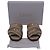Chloé Chloe Woody Shearling Flat Slides in Beige Canvas - view 7