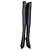 Stivali alti Ultrastuart 100 in satin nero di Stuart Weitzman - vista 6