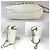 Bolsa transversal Chanel 22 Mini em couro de bezerro brilhante acolchoado branco - vista 4