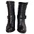 Stivali da biker Dart foderati in shear in pelle nera di Jimmy Choo Nero - vista 2