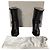 Stivali da biker Dart foderati in shear in pelle nera di Jimmy Choo Nero - vista 8