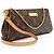 Clutch Eva in tela Monogram Louis Vuitton Marrone - vista 2