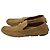 Mocassins Versace La Medusa en daim de veau marron - vue 4