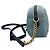 Borsa a tracolla Gucci GG Marmont in denim blu trapuntato - vista 7