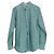 Autre Marque Mr P. Button-Down Collar Oxford Shirt in Green Organic Cotton