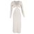 Vestido Maxi Cut-Out Jana de Cult Gaia en Algodón Blanco Crudo