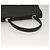 BALLY Handtasche aus schwarzem Leder mit Gold Auth BA3481 Golden - Ansicht 7