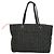CHANEL Borsa Tote Tweed Nero Argento CC Auth bs27090 - Ansicht 2