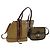 Céline CELINE C Sulky Cartier Burberry Nova Check Bolsa de Couro 3Set Bege Auth BA2174 Marrom