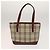 Céline CELINE C Sulky Cartier Burberry Nova Check Bolsa de Couro 3Set Bege Auth BA2174 Marrom - vista 2