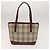 Céline CELINE C Sulky Cartier Burberry Nova Check Bolsa de Couro 3Set Bege Auth BA2174 Marrom - vista 3
