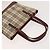 Céline CELINE C Sulky Cartier Burberry Nova Check Bolsa de Couro 3Set Bege Auth BA2174 Marrom - vista 5