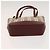 Céline CELINE C Sulky Cartier Burberry Nova Check Bolsa de Couro 3Set Bege Auth BA2174 Marrom - vista 6