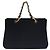 CHANEL Matelassé COCO Marchio Catena Borsa a Mano Velluto Nero Argento CC Auth 130198 - vista 2