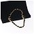 CHANEL Matelassé COCO Marchio Catena Borsa a Mano Velluto Nero Argento CC Auth 130198 - vista 6