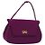 CHANEL Borsa Matelassé in cotone Viola Oro CC Auth 131194 D'oro Porpora
