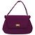 CHANEL Borsa Matelassé in cotone Viola Oro CC Auth 131194 D'oro Porpora - vista 13
