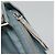 Borsa a spalla PRADA in nylon blu argento autentica mr1407 - vista 9