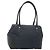Borsa a mano Salvatore Ferragamo in nylon e pelle nera argento autentica bs27088 Nero